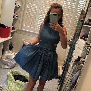 French Connection blue denim dress